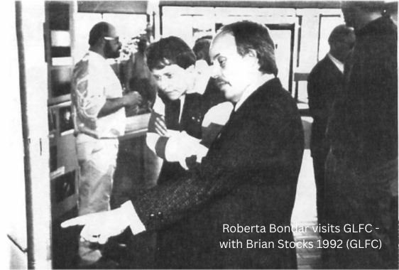 Roberta Bondar visits GLFC 1992