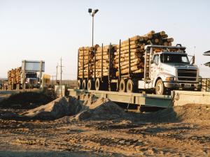 03 grant log truck