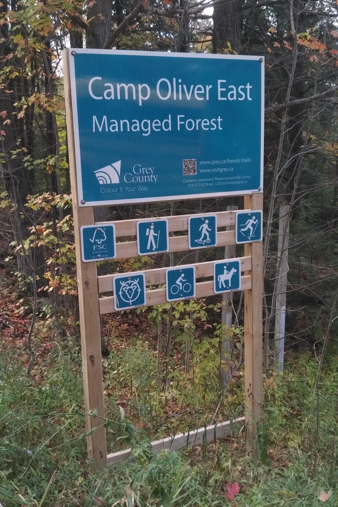 Camp Oliver Signage