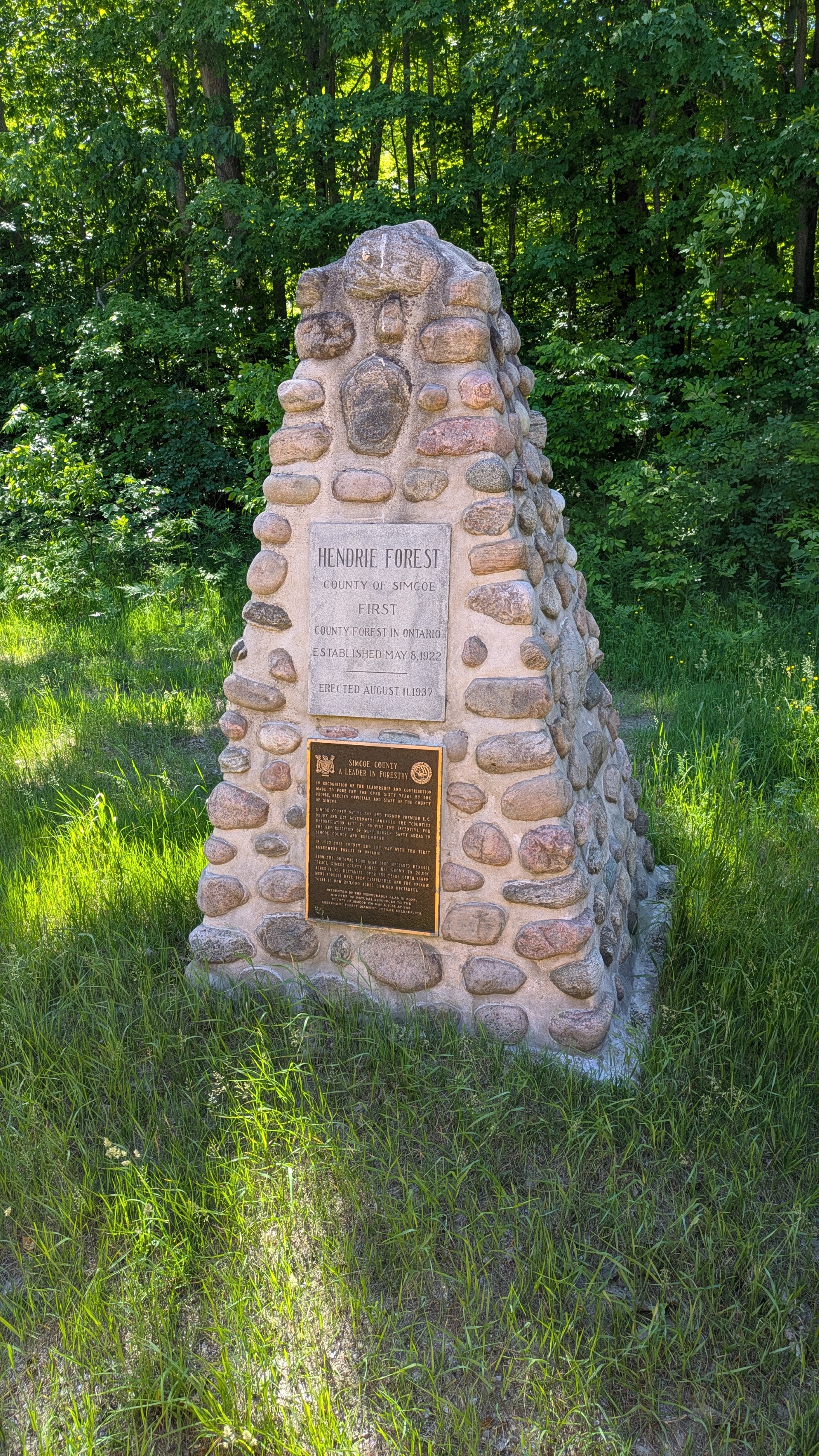The Hendrie Tract Cairn