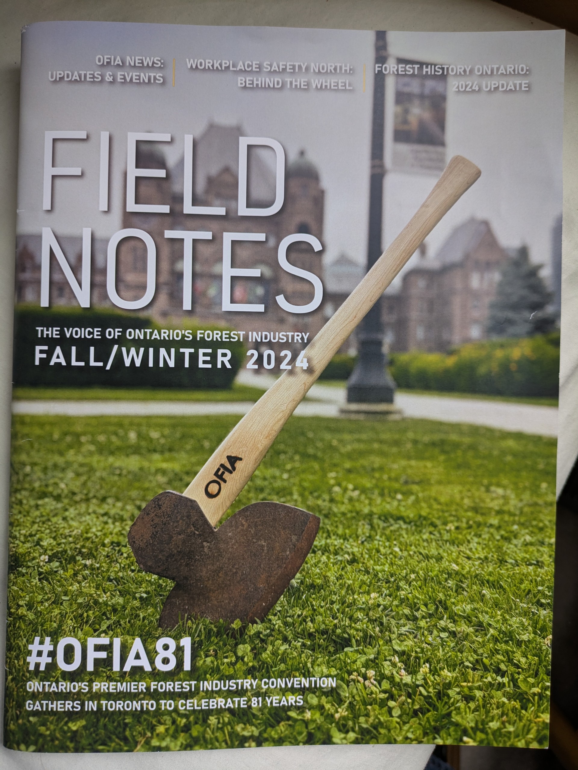 OFIA Field Notes Magazine